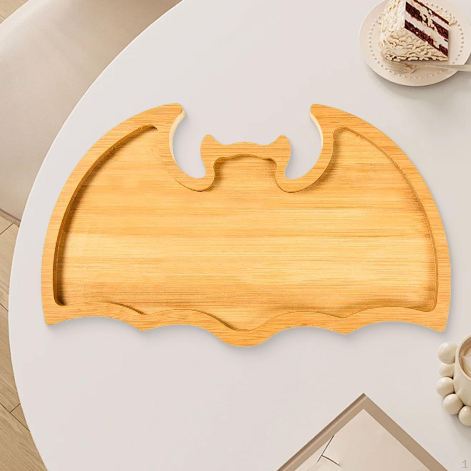 

Хэллоуин Поднос для сервировки Фруктовое блюдо Ювелирные изделия Столовая посуда Деревянное блюдо для закусок Декор для осени