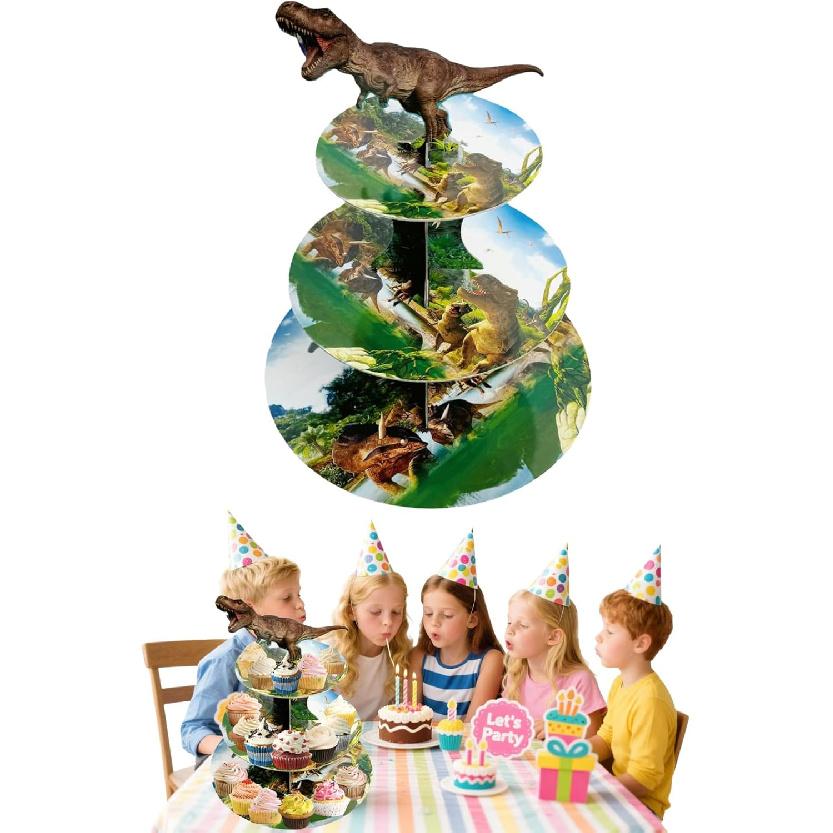 3 Tier Butterfly Cupcake Stand,Suitable for Butterfly Themes – Easy to Assemble& Reble(1Butterfly)