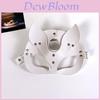 Bunny Mask Cosplay Costume Accessory Leather Face Mask For Halloween And Party Wear