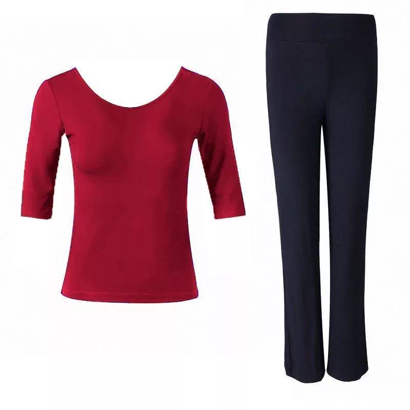 Elegantní dámský taneční tréninkový outfit - Stylová modální tréninková souprava