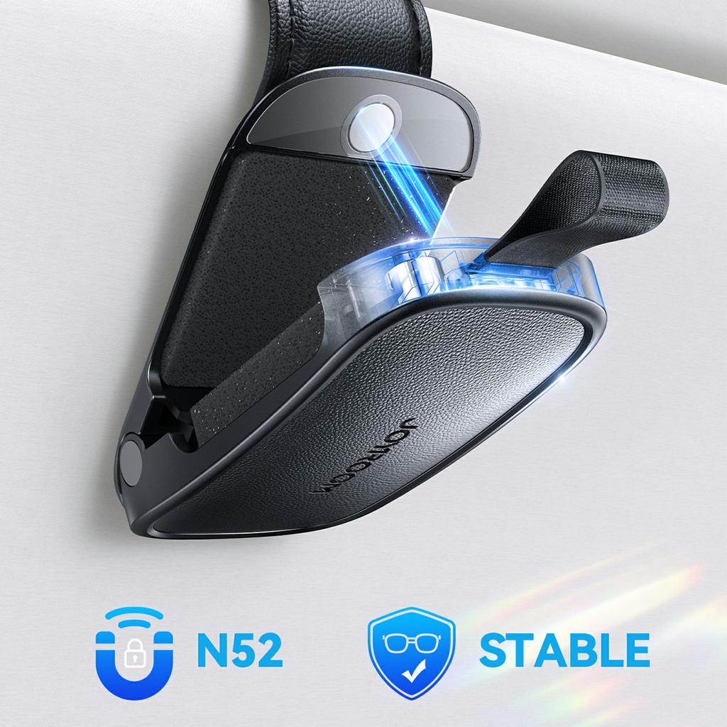 JOYROOM JR-ZS511 Uchwyt na okulary przeciwsłoneczne do osłony przeciwsłonecznej samochodu Organizer na okulary magnetyczny klips