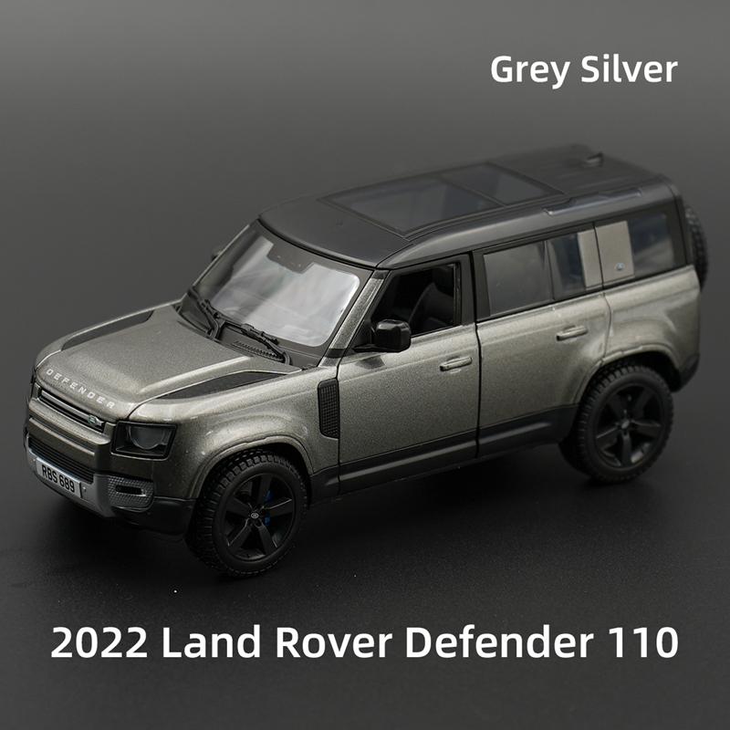 Bburago 1:24 Land Rover Defender 110 SUV Modèle de Voiture en Alliage Métal Moulé sous Pression Véhicules Tout-Terrain Modèle de Voiture Simulation Jouet pour Enfants Cadeau