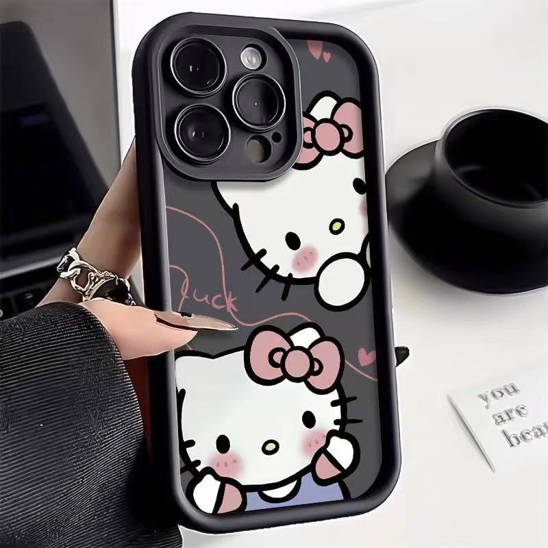 Cute Hello Kitty for Apple 16 mobile phone case iPhone15promax anti-drop soft case 13 new 17 cartoon