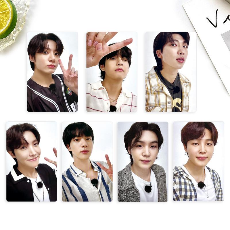 BTS Run BT. POLY Weverse Raffle Photocards Set, Official Style Member Selfie Lomo Cards for Kpop ARMY Fans Collectible Gift