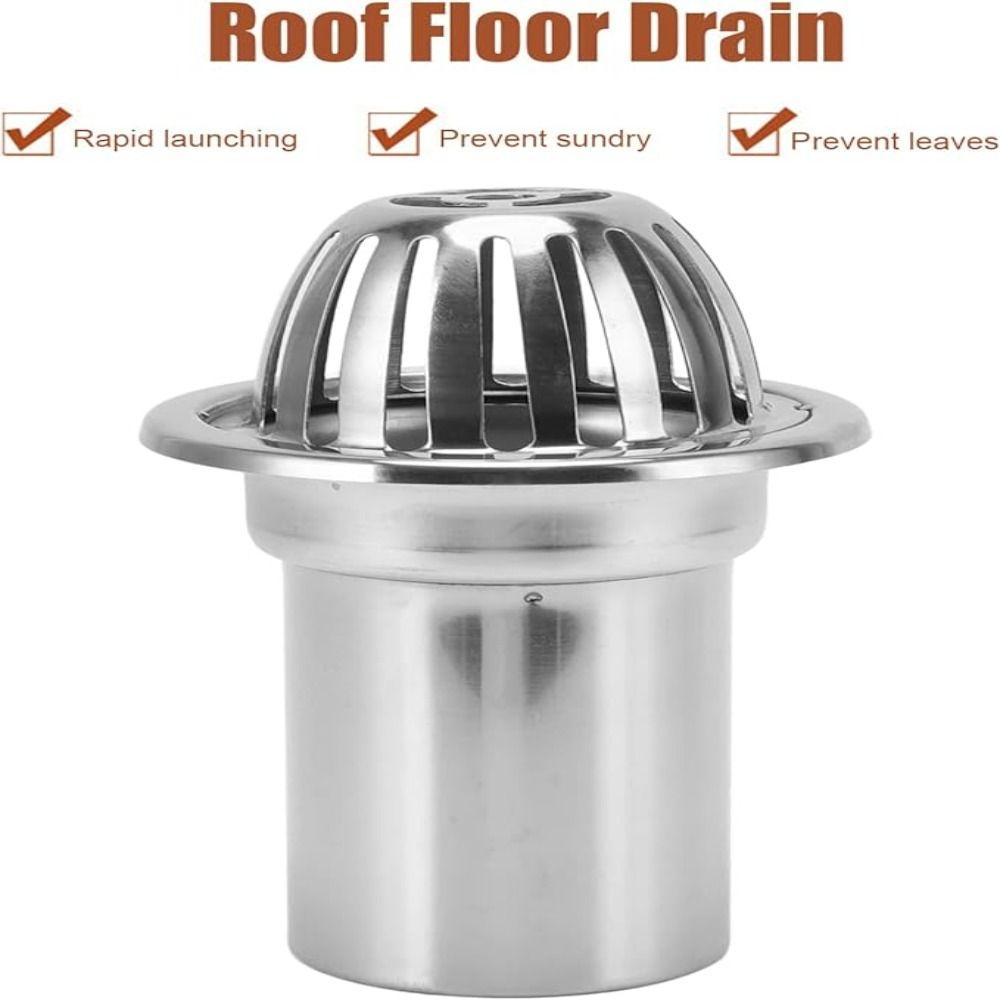 Anti Blocking Roof Floor Drain Drainage Parts Roof Dome Drain Cover  Basements