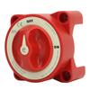 Battery Disconnect Switch 350A 48V 2 Gear Stud Red Strong Safety Marine Battery Selector Switch for RV Marine Automotive Battery 9004E