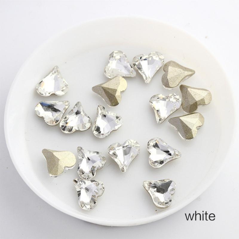 20Pcs Luxury 3D Nail Art Crafts Rhinestones Charms DIY Nail Designs Crystal Gems Dangle Manicure Nail Jewelry Diamonds