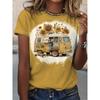 Spring and Summer Women's Printed T-shirt, Casual T-shirt