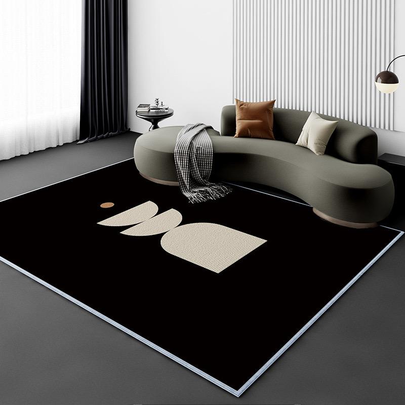 Modern Eenvoudig Kristalfluweel Tapijt Licht Luxe Woonkamer Bank Salontafel Mat Kamerdecoratie Slaapkamer Bed Deken 1600MM x 2300MM