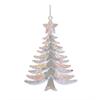 Christmas Clear Acrylic Hanging Ornament Glitter Snowflake Butterfly Reindeer Dancing Girl Tree Angel Wing Key Wreath Xmas Hanging Decoration