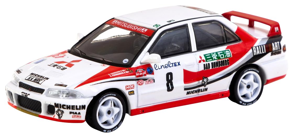 

Speedmaster Japan TARMACWORKS Mitsubishi Lancer Evolution Rallye 1993 Parmander Готовое изделие 1/64 Монте-Карло K. Эрикссон/С. T64G-048-93MCR08