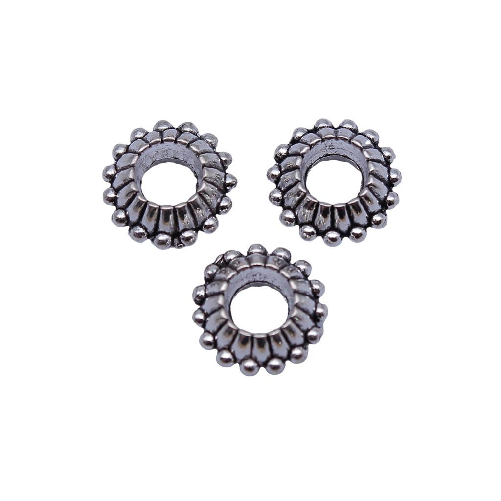 Large Hole Dot Spacer Beads Multi Color Charms For Bohemian Jewelry Findings
