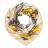 Women Imitation Silk Scarf Luxury Printed Hijab Silk Satin Shawl Foulard Square Head Scarves Wraps For Ladies 90x90CM