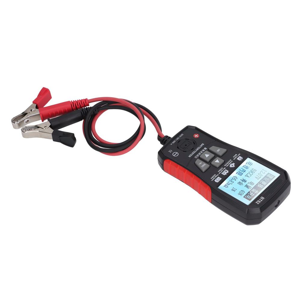 Car Battery Tester Precise Quick Test Flashlight Lighting Backlit Display Auto Battery Analyzer for