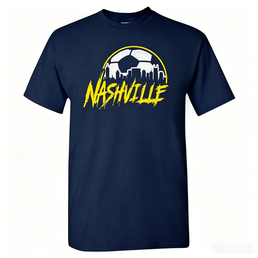 Men's Short Sleeve T-Shirt with USA States Soccer Graphic - Breathable Comfortable Apparel for Day