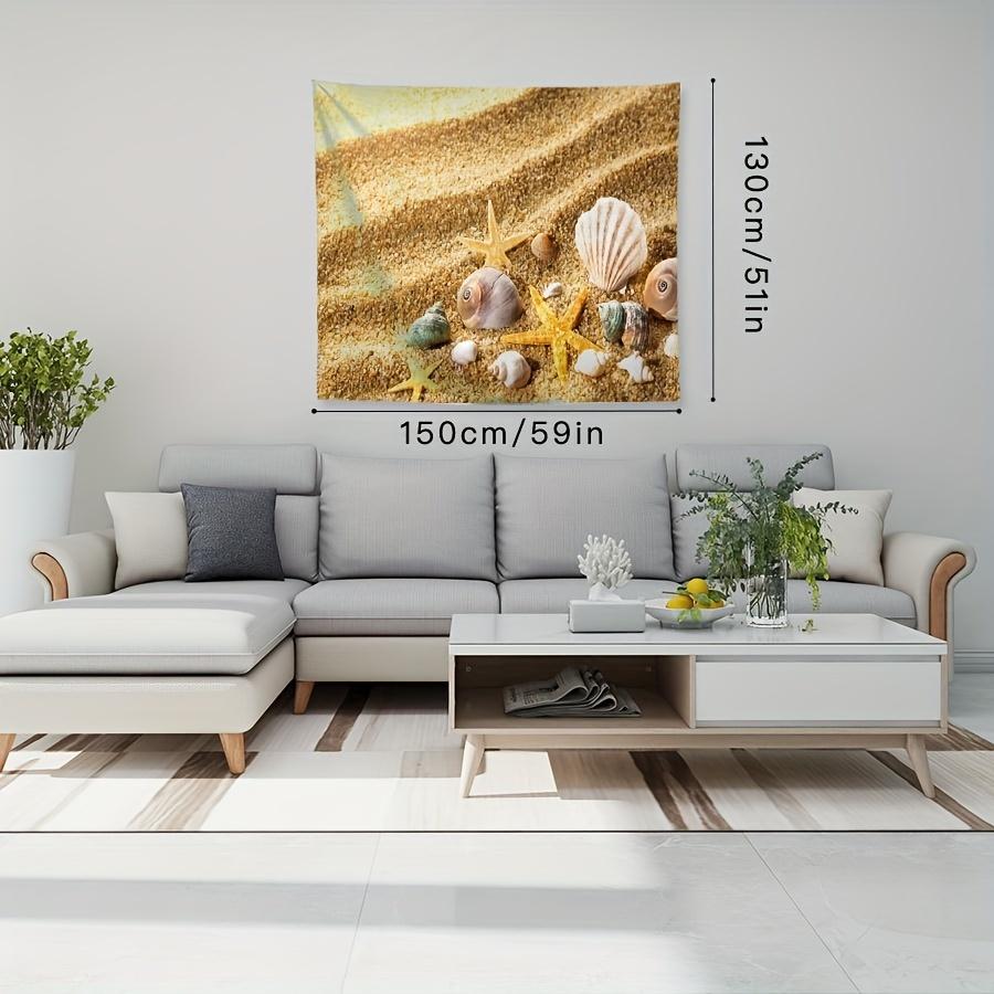 Beach Tapestry Bedroom Bedhead Wall Hanging Tapestry Wall Decoration Suitable For Living Room, Bedroom, Home Decor, Room Decor