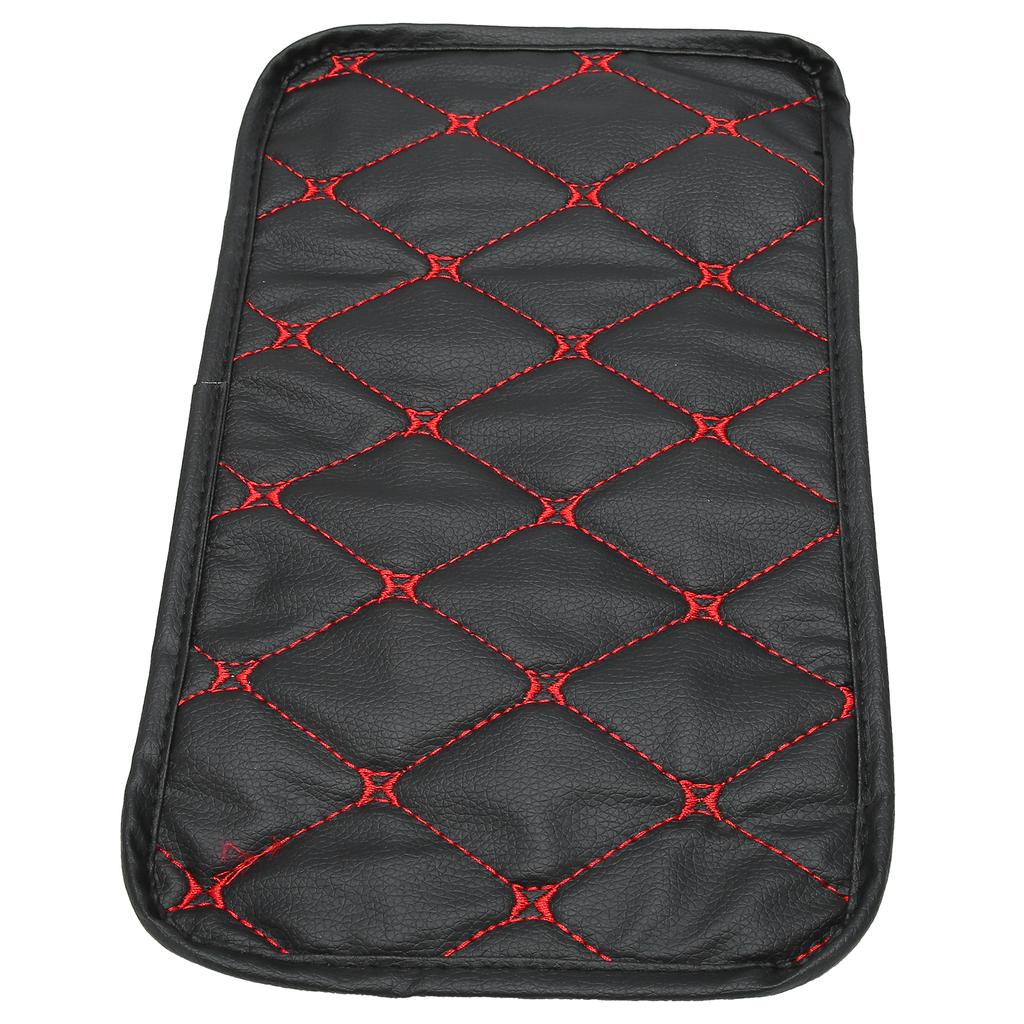 Armrest Box Mat Waterproof Dustproof PU Lther Mat Storage Box Cover Pad for Car Use