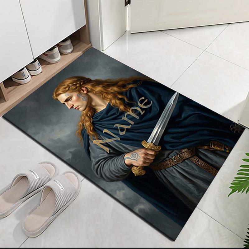 Custom Name Heroes Gaul Printed Carpet Rug For Office Chair Living Room Bedroom Kitchen Room Decor Gifts