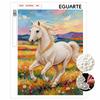 Majestic Horse Pearl Kit 5D DIY Round Rhinestone Art for Adults Relaxing Handmade Wall Decor Holiday Gift Frameless