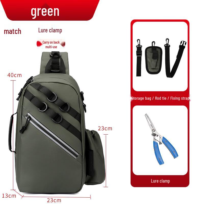 Brangdy Waterproof Outdoor Fishing Lure Bag 25*20*41
