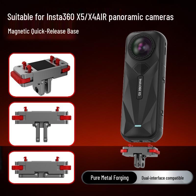 YingShi X5 Magnetic Quick Release Base Set for Panoramic Insta360 Sports Cameras