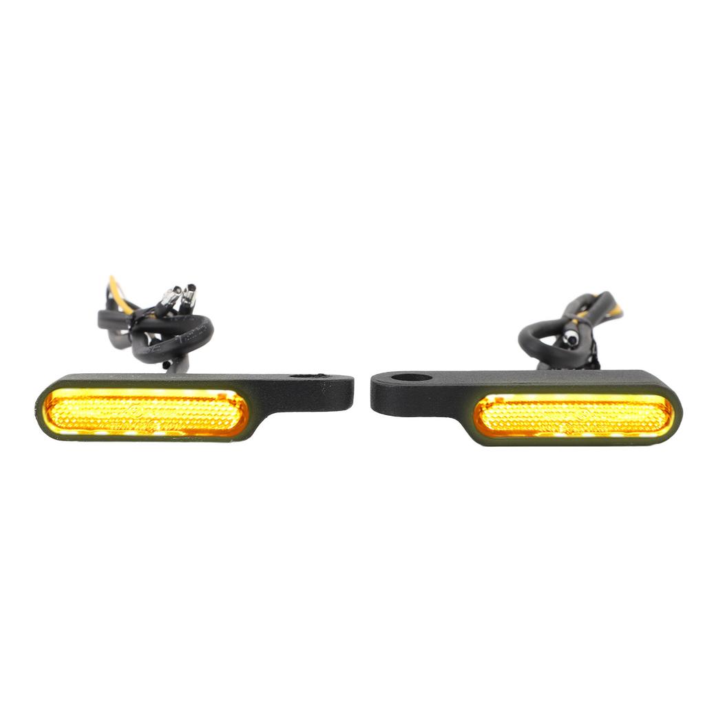 1 Pair Motorcycle LED Turn Signal Running Lights Retro Style Blinker Indicator Lamp Dual LED Light for ATV DC12V