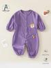 Baby Corduroy Anti-Stain Jumpsuit for Boys & Girls - Full Body Crawling Suit for Autumn/Winter
