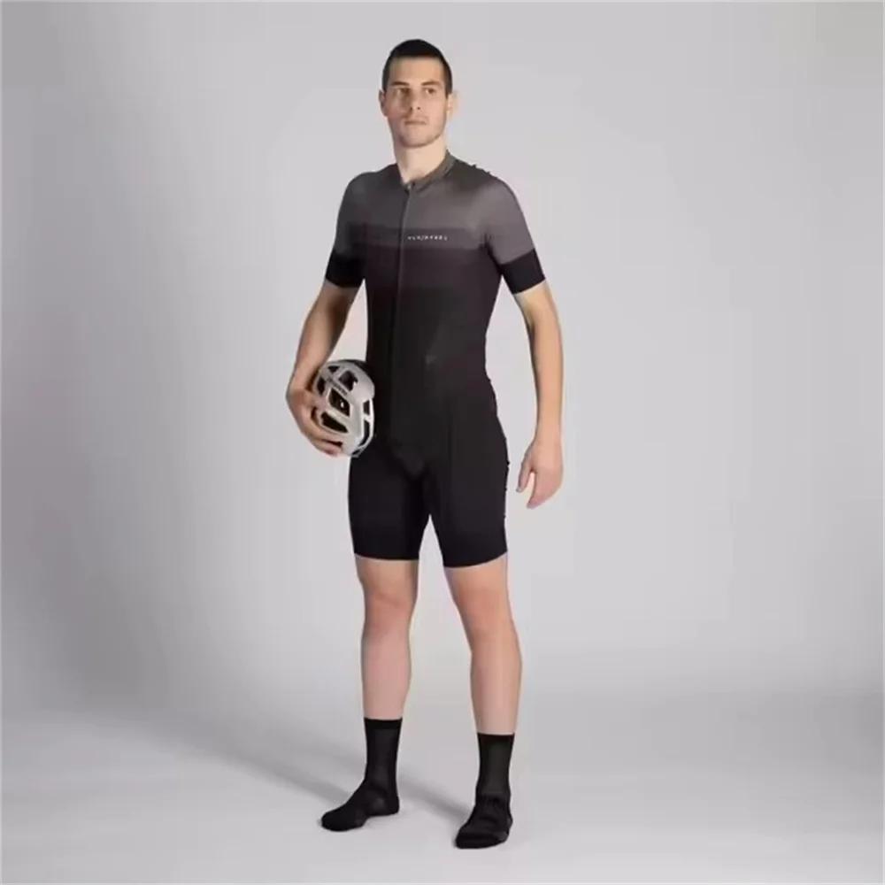 

Чоловічий тріатлонний костюм VANRYSEL Drive Tri Aero Speedsuit Спортивний Велосипедний Біг Плавання Світовий Комбінезон Skinsuit Ремінний Одяг L
