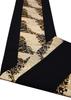 Japanese-Made Kimono Obi-Style Table Runner, Gold BrComes with Gift Box, Reversible (miyabi)