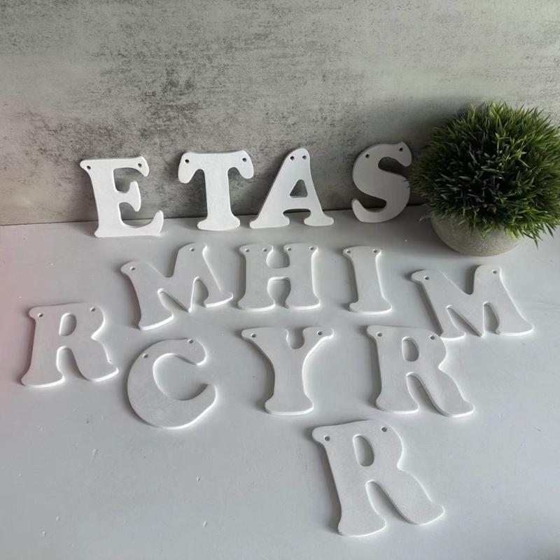 Merry Christmas Lettering Hanging Pendant Silicone Molds Merry Christmas Lettering Silicone Molds for Epoxy Resin