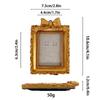 Victoria-Style Retro Resin Photo Frame Ornament - Light Luxury Badge Display Stand for Photo Props