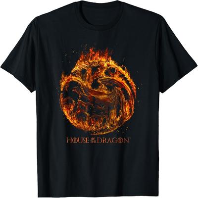 House of the Dragon Burning Targaryen Sigil T-Shirt