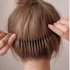 4Pcs Women Girls French Twist Updo Bun Holder Tools Invisible Broken Hair Hairpin Base U Shape Hair Styling Accessories