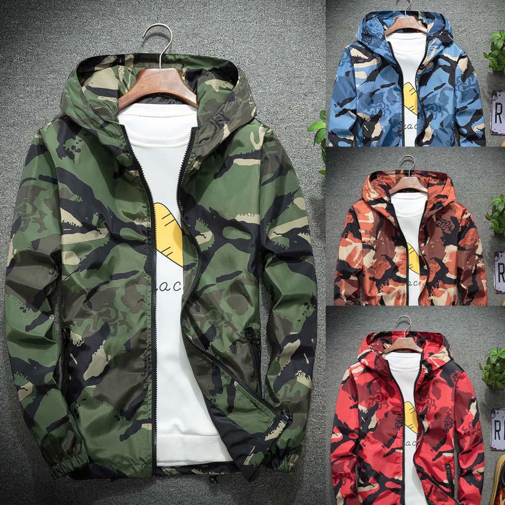 Men's Winter Hoodie Soft  Camouflage Waterproof Windproof Outdoor Coat