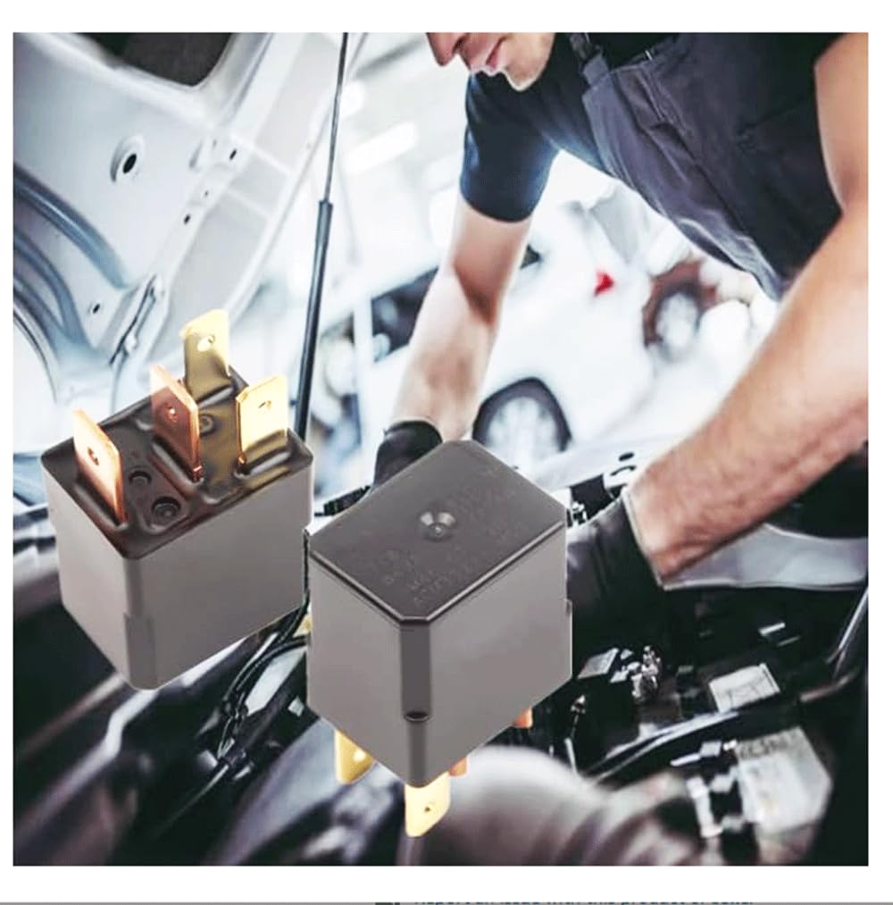 ACM33221 Automobil-Relais Ersatz UM4667730 M19 12V Schmelzsicherungs-Relais CM1A-R-12V-H78 4-Pin (4 Stück)