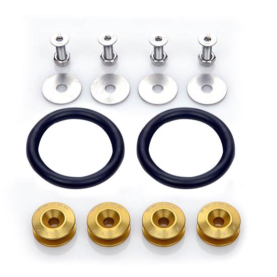 Langlebiges Schnellverschluss-Set für JDM-Befestigungselemente, Stoßstangen, Kofferraum, Kotflügel, Lukendeckel