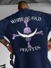 One Piece Japanese Anime Whitebeard Unisexs Pirates Printed Tshirt Summer Casual Short Sleeve Boys Cotton Childrens Tshirt