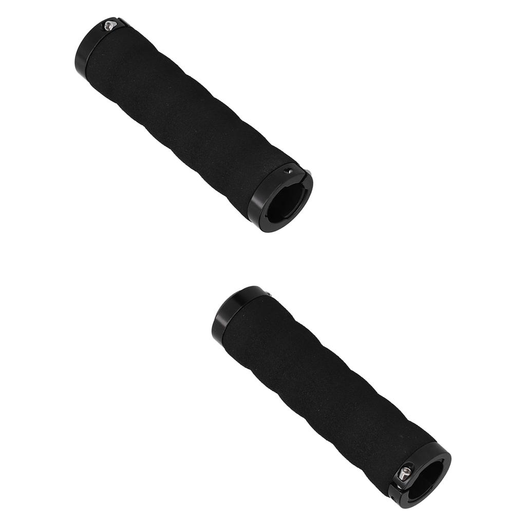 Mountain Bike Handlebar Double Locking Grips Bicycle Shock Absorbing Sponge Grips