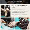 Dom Teporna Handcrafted Retro Leather Pen Case, Crazy Horse Leather, Holds 4 Pens, Coffee Color, Stylish Stationery Case for Students and Businesses (