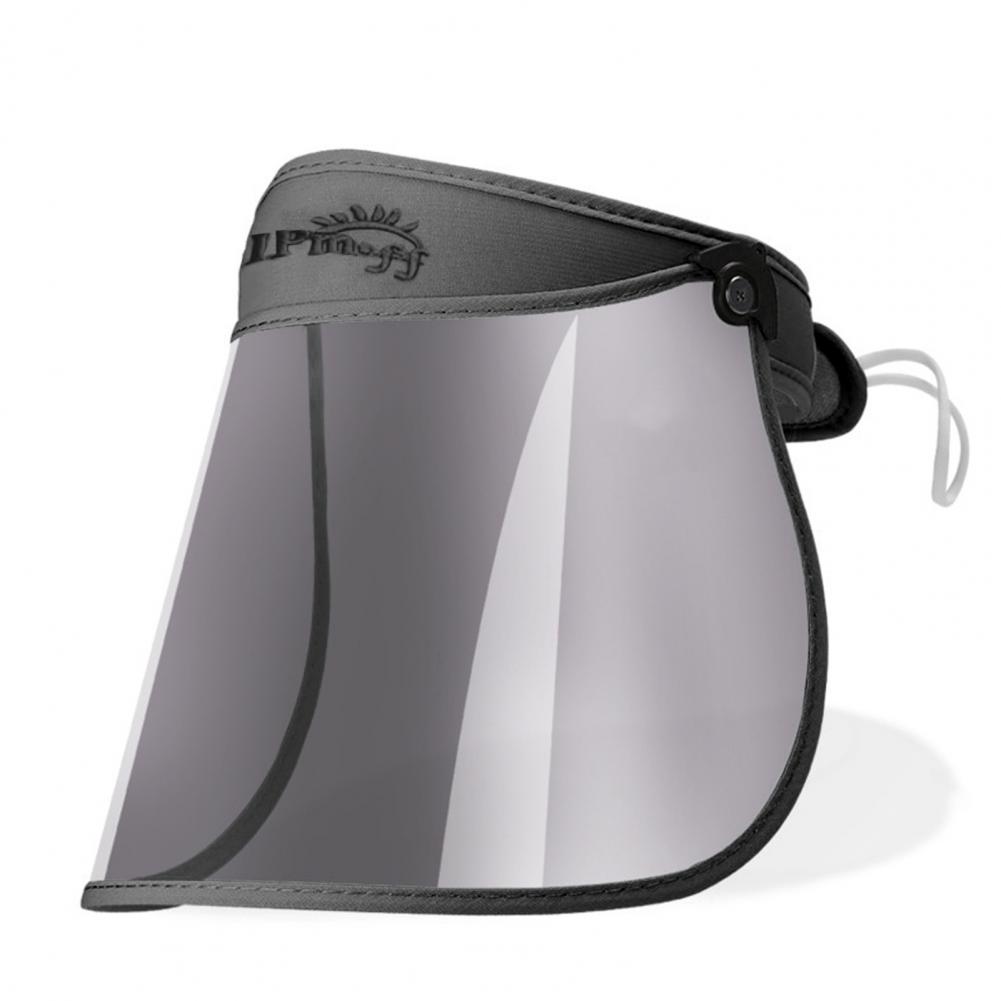 

Женская солнцезащитная шляпа, блокирующая солнечный свет, анти-УФ, вращающийся защитный щиток для лица, пустой верхний козырек, прозрачное поле зрения, солнцезащитная шляпа, закрывающая лицо для велоспорта One Size чёрный