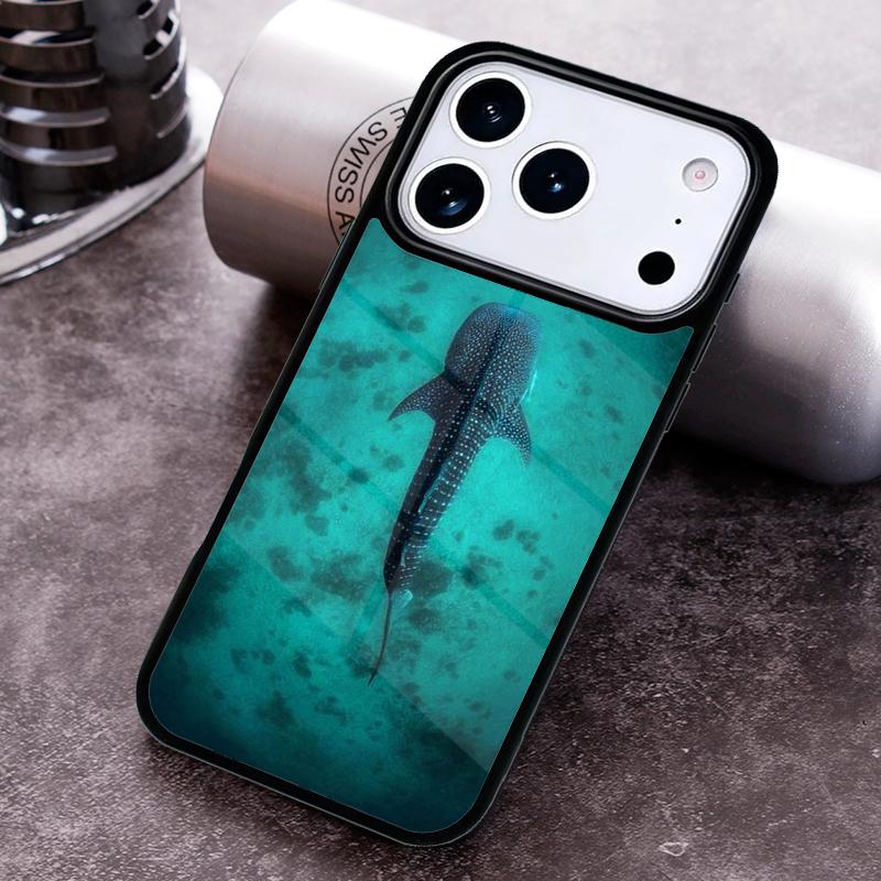 Ocean Monster Shark Swimming Phone Case for iPhone 17 16 15 Pro Max Air 14 13 12 11 Plus Shockproof Capa Cover
