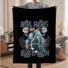 Chris Brown Soft Warm Flannel Blankets Comfortable Blanket for Home Decoration Gifting