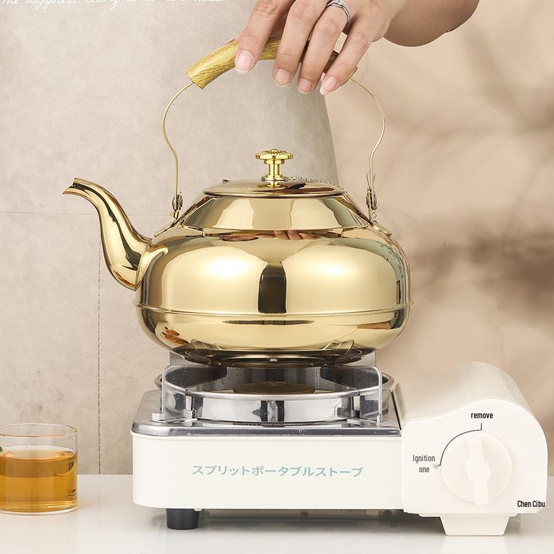 Commercial Stainless Steel Teapot with Strainer for Catering, Restaurant, and Hotel Use