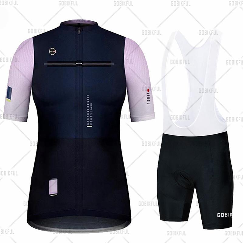 Womens Cycling Jersey Bib Shorts Sets Wear Racing Bike Clothing Kits Feminino Bicycle Clothes Suits Riding 2026 Summer Breathable Cycling Suit Set