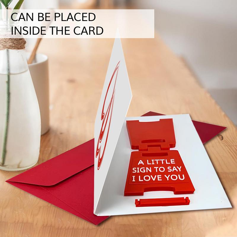 Love Themed Sign Ornaments Couple Small Sign Ornaments I Love You Sign Plaques Romantic Cute Home Decor Love Language Sign Decor