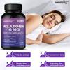 Pure Melatonin 10mg Strength Capsules for Natural Body Sleep Cycle Support, 120 Dietary Supplement Capsules