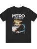 Metro Exodus Tshirt Horror Game Merchandise Mens Gaming Shirt  Loosefitting Casual Unisex Streetwear Shirt