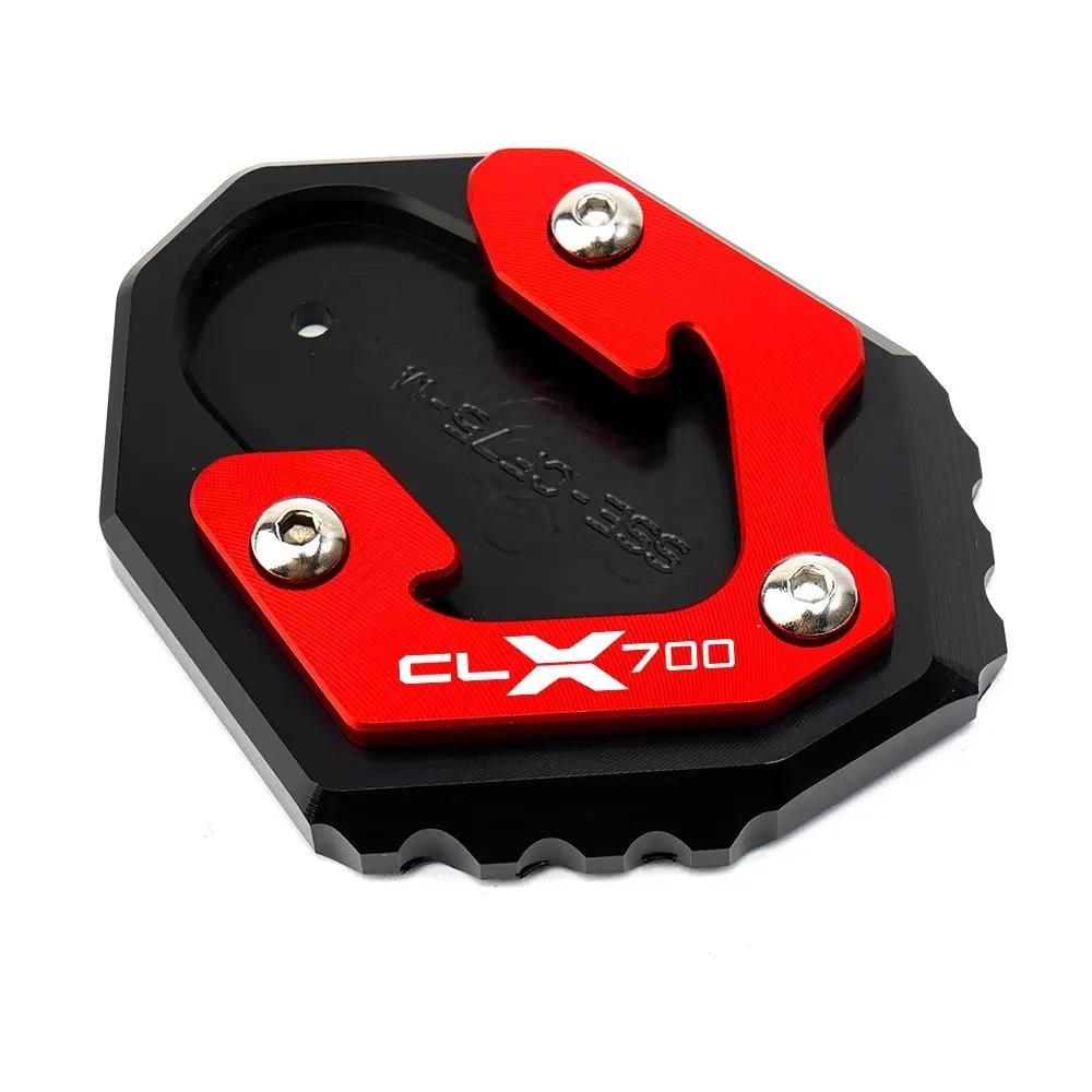 For CLX 700 700CL-X 700CLX Heritage clx700 CL-X CL-X700 Adventure Accessories Motorcycle Kickstand Side Stand Extension Plate