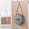Foldable Dustproof Denim Hat Box for Travel - Large Capacity Storage