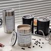 Stainless Steel Insulated American Coffee Mug Portable Outdoor Mug With Straw 320Ml